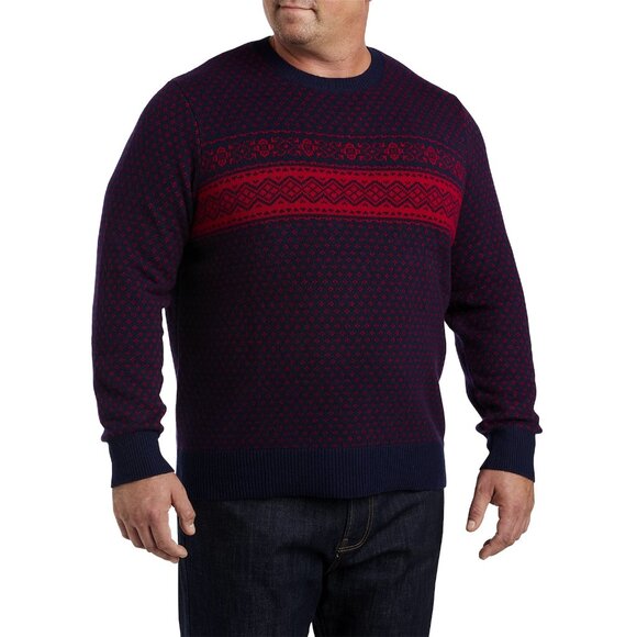 NWT New $198 Brooks Brothers Fair Isle Wool Sweater Size 3XLT - Picture 1 of 8